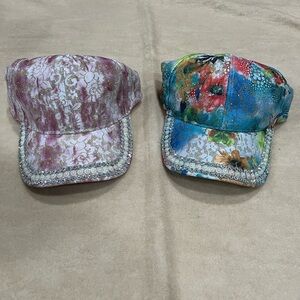 Floral and Lace Embellished Caps